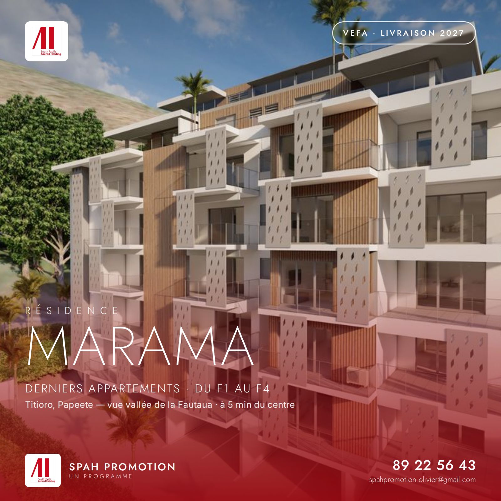 Résidence Marama — Derniers Appartements neuf VEFA