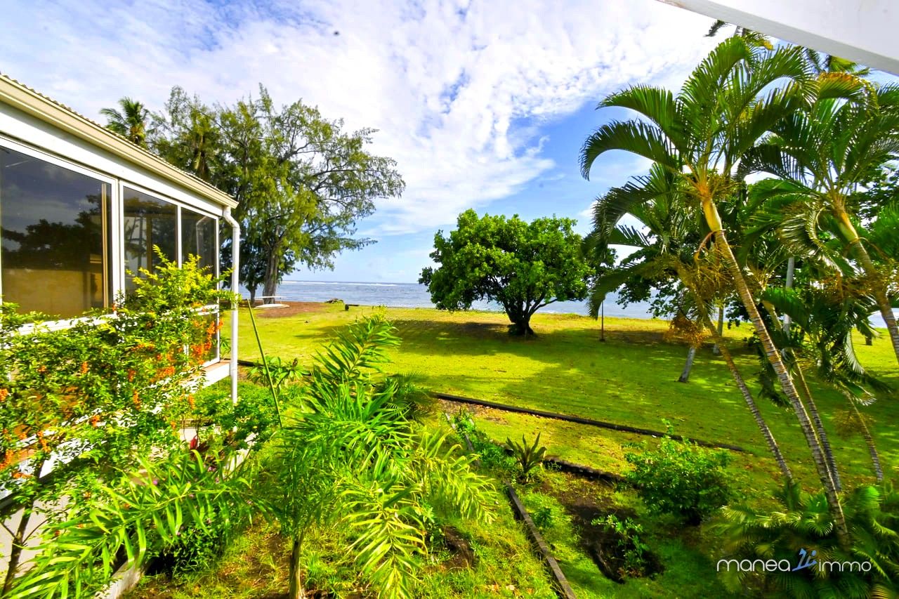 Maison F4 Mitoyenne au Bord de Mer à Mahina