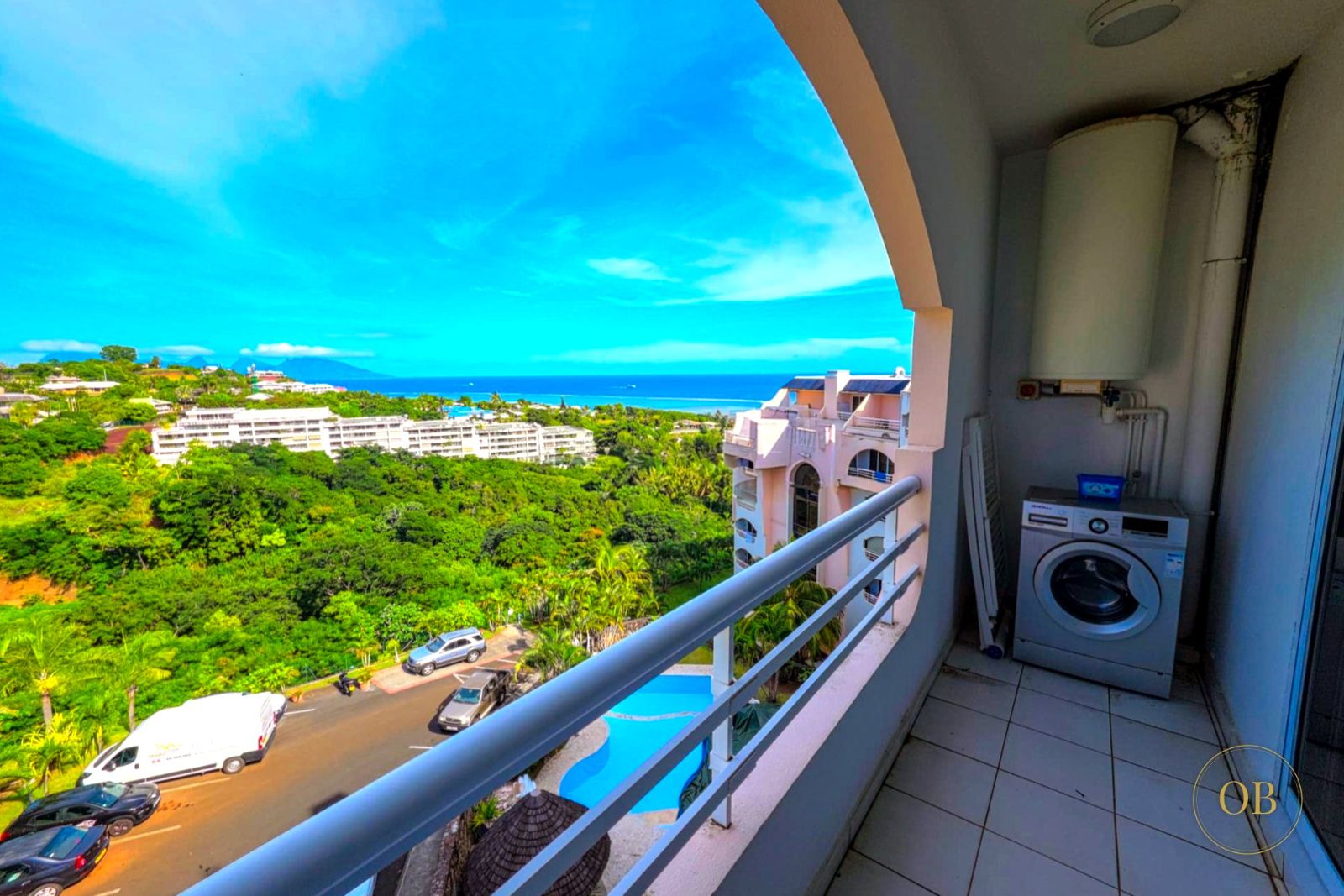 F2 meublé avec vue mer — Tipaerui, Papeete (PLUS DISPONIBLE)